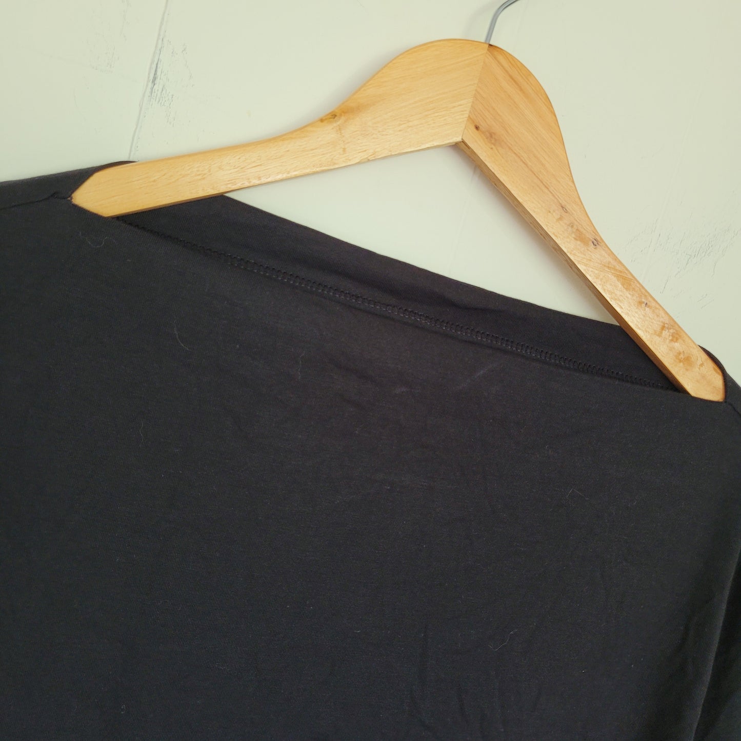 Black Ruched Side Long Sleeve Top - Old Navy (2X)