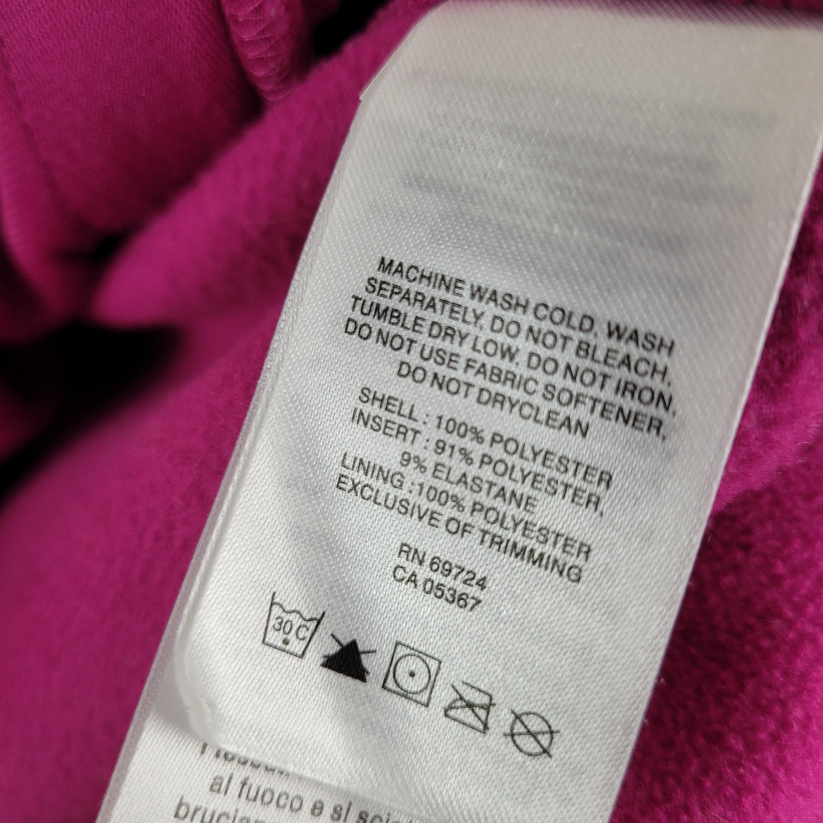 Pink Full-Zip Fleece Vest - Columbia (Size 3X)