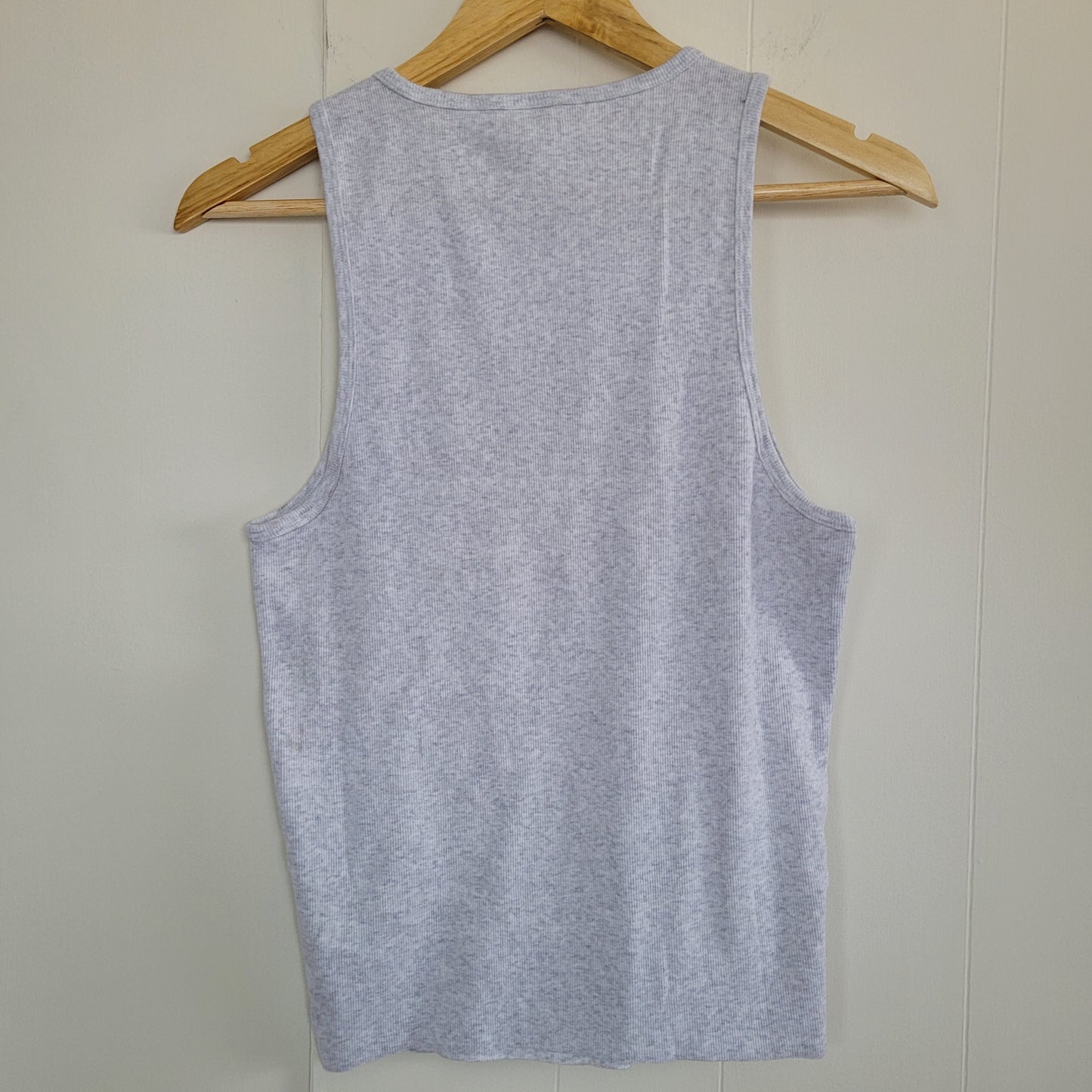 Heather Grey Aritzia TNA Ribbed Tank - Size L