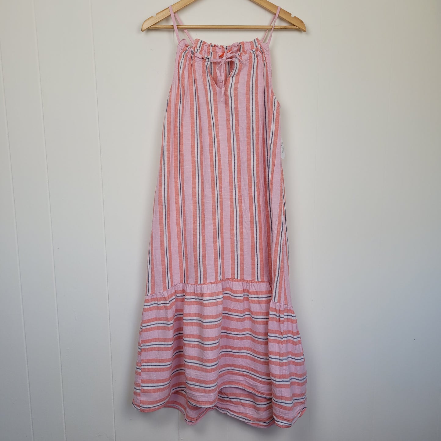 Pink Striped Midi Dress - Joe Fresh (S)