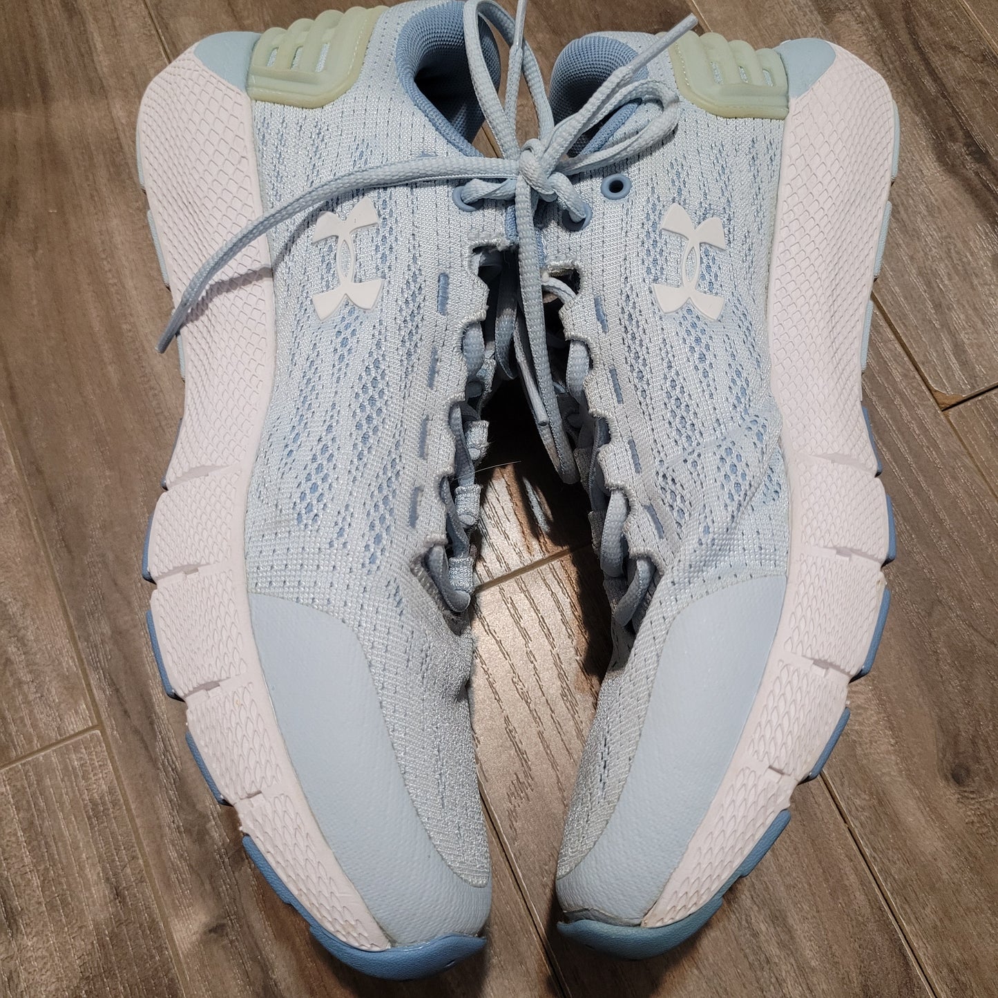 Light Blue Running Shoes - Under Armour (Size 9.5 Wonens)