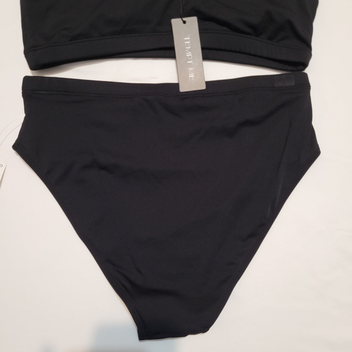 Black High-Waisted Bikini Set - Tempt Me (M)