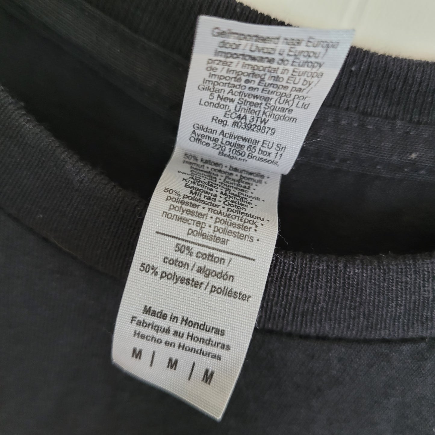 Black DryBlend T-Shirt - Gildan (M)