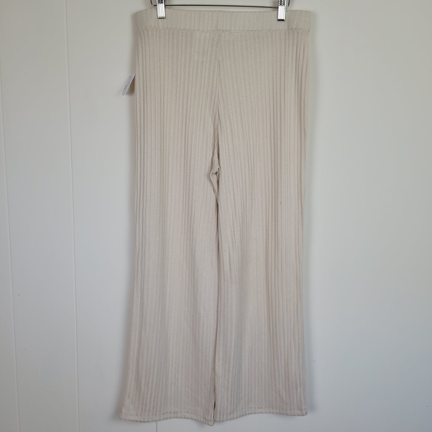 Cream Wide Leg Lounge Pants - H&M (L)