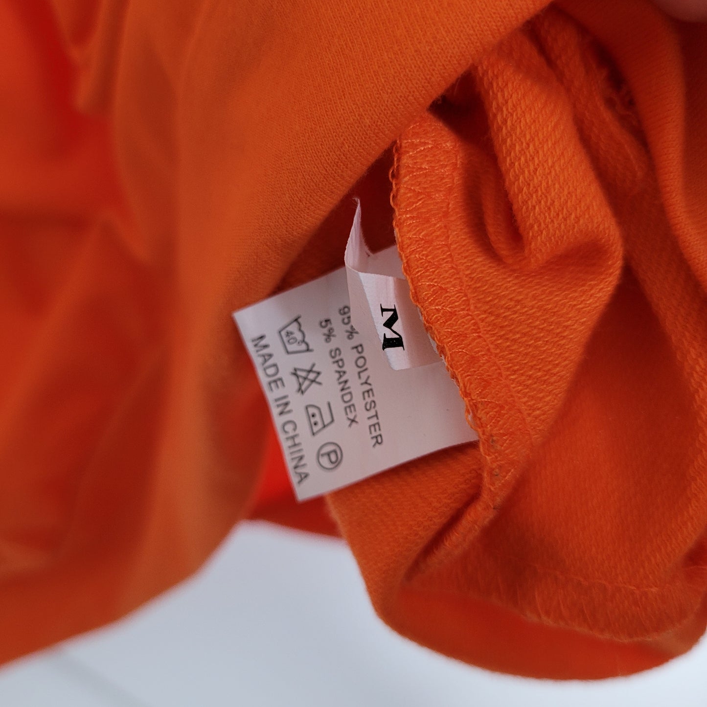 Orange Graphic Face Sweatshirt