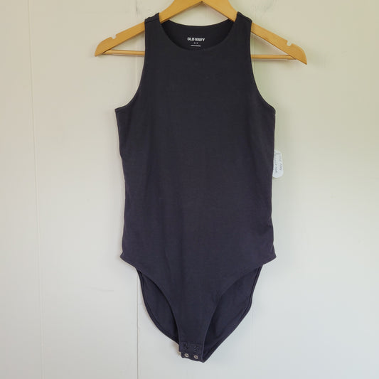 Black Sleeveless Bodysuit - Old Navy (Small)