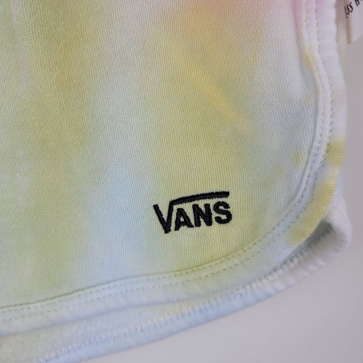 Pastel Tie-Dye Fleece Shorts - Vans (XS)
