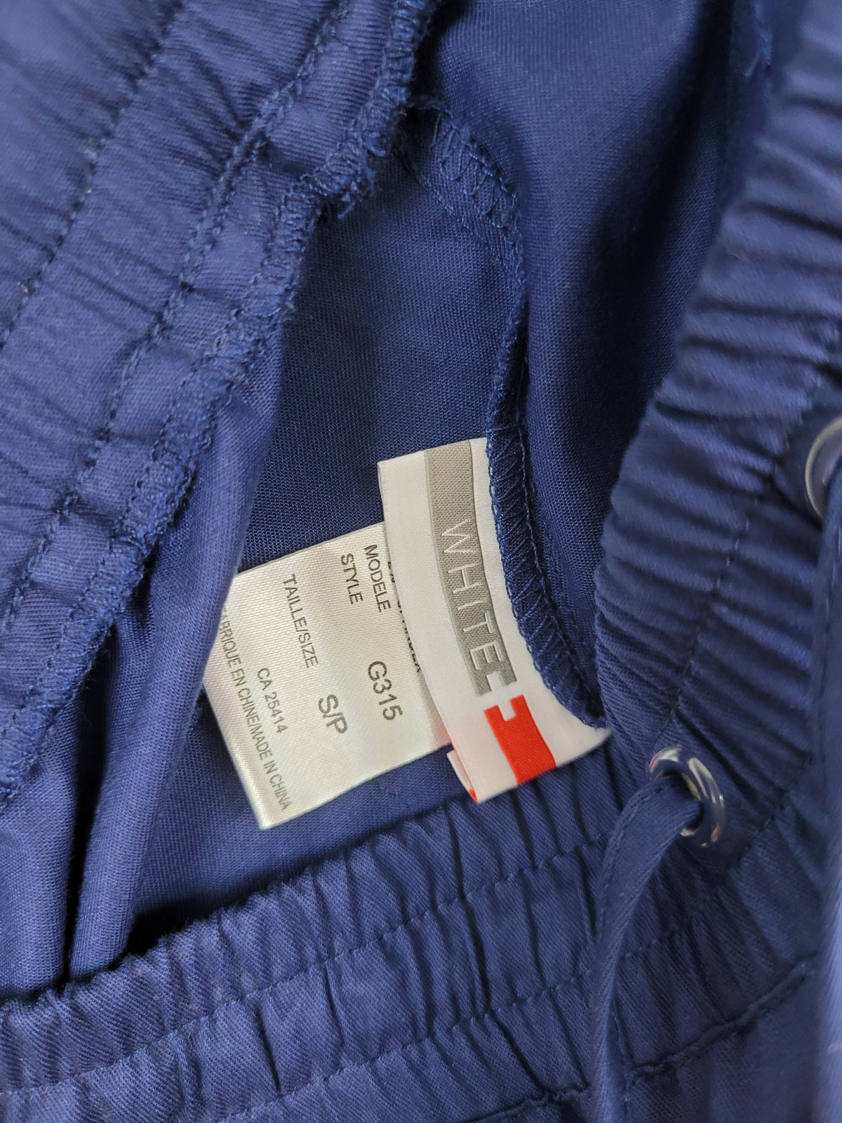 White Cross Small Blue Cargo Jogger Scrub Pants