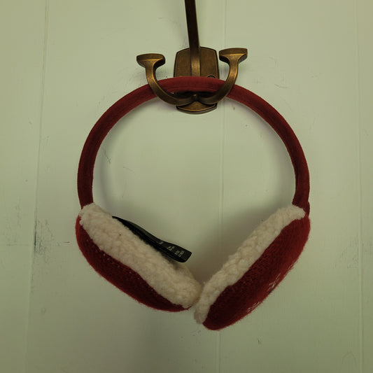Red Snowflake Knit Earmuffs - Eddie Bauer