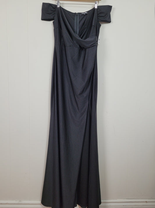 Black Off-the-Shoulder Maxi Dress - Fashion Nova (1X)