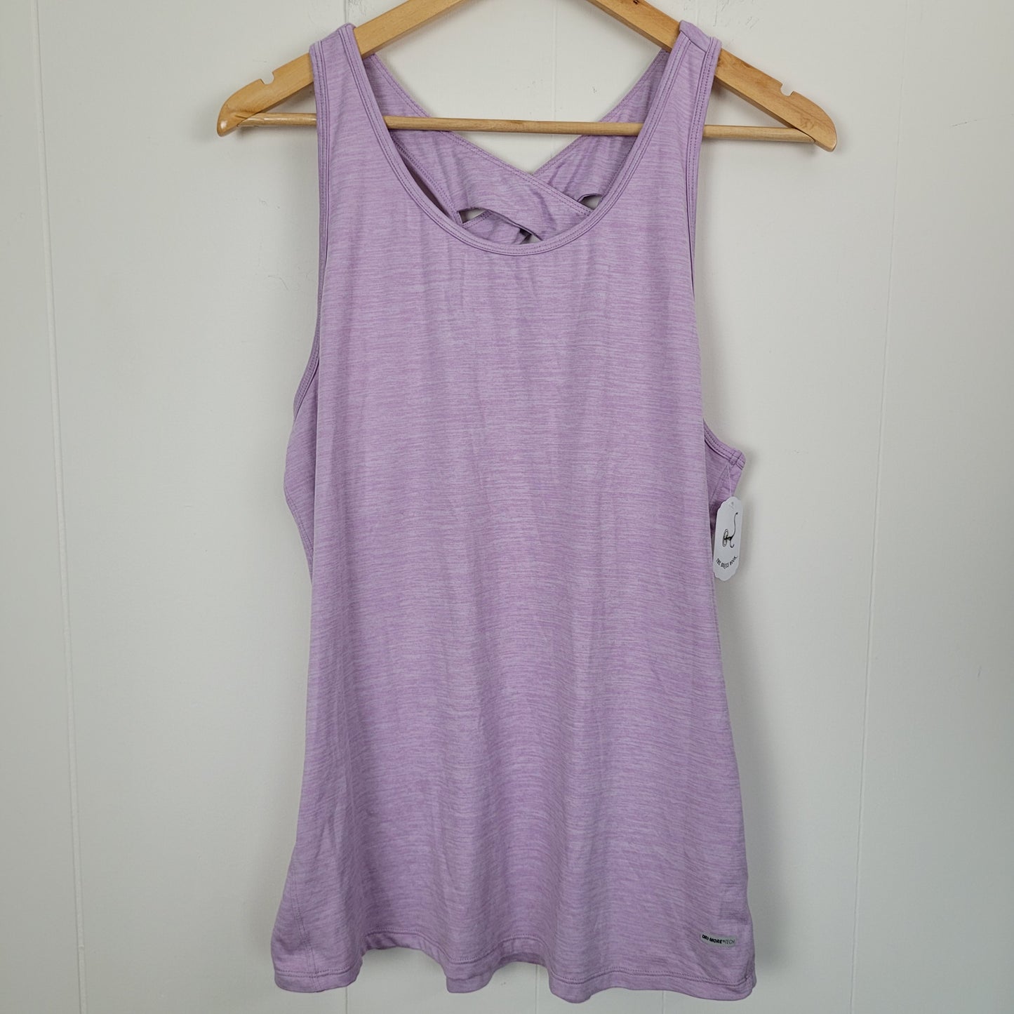 Lilac Dri-More Tech Racerback Tank - Athletic Works (Large)