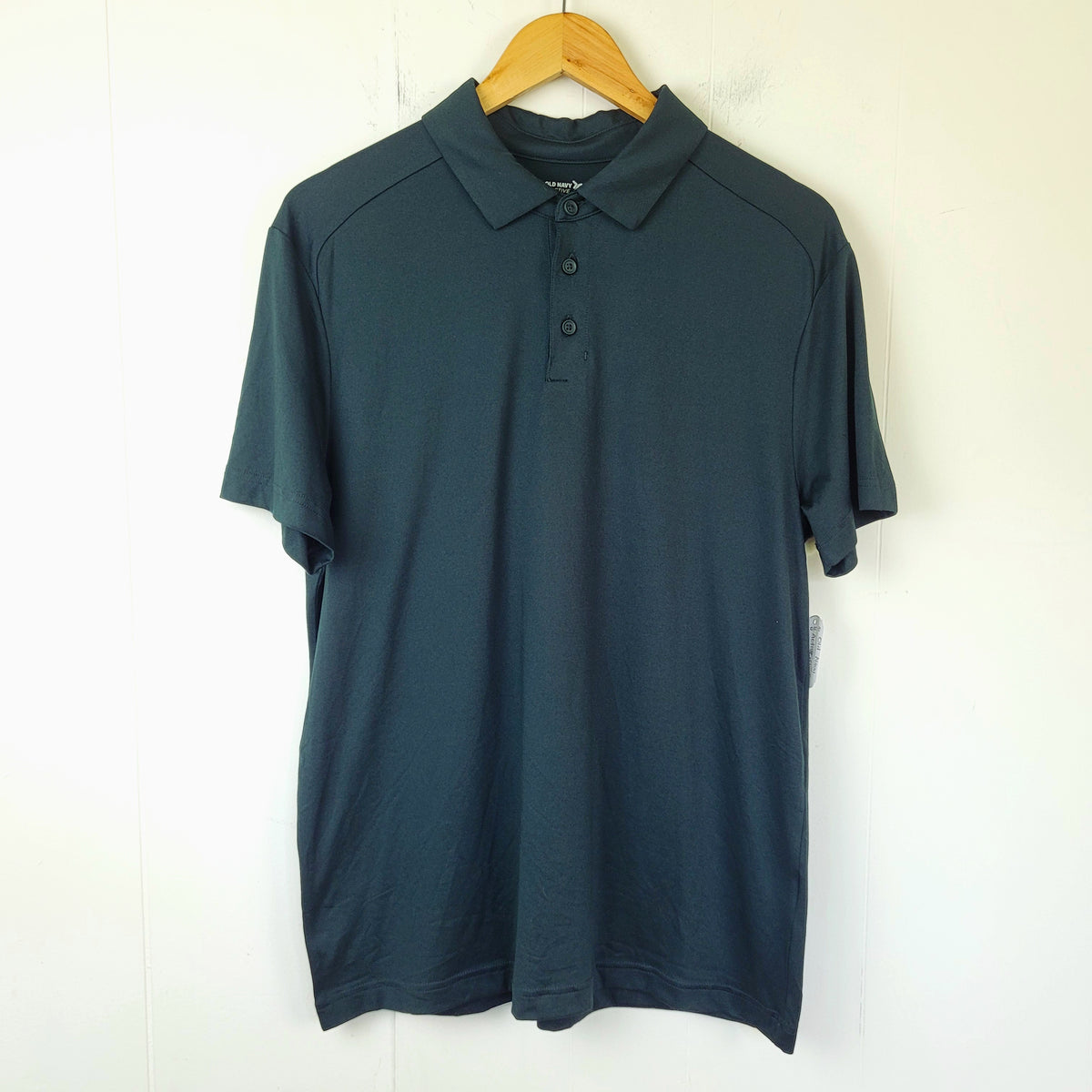 Hunter Green Performance Polo - Old Navy Active (Mens M)