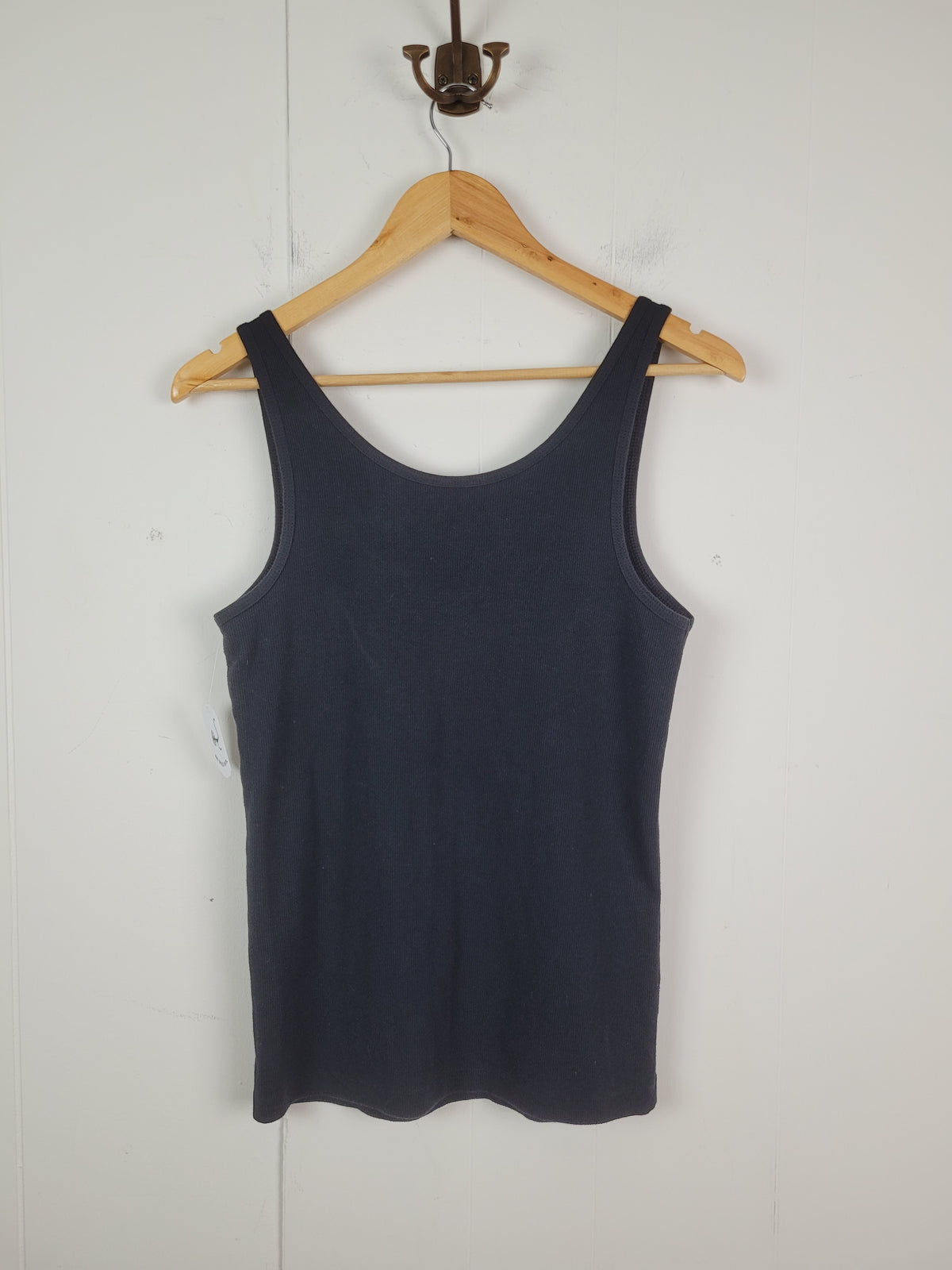Old Navy Large Black Ribbed Basic Tank Top