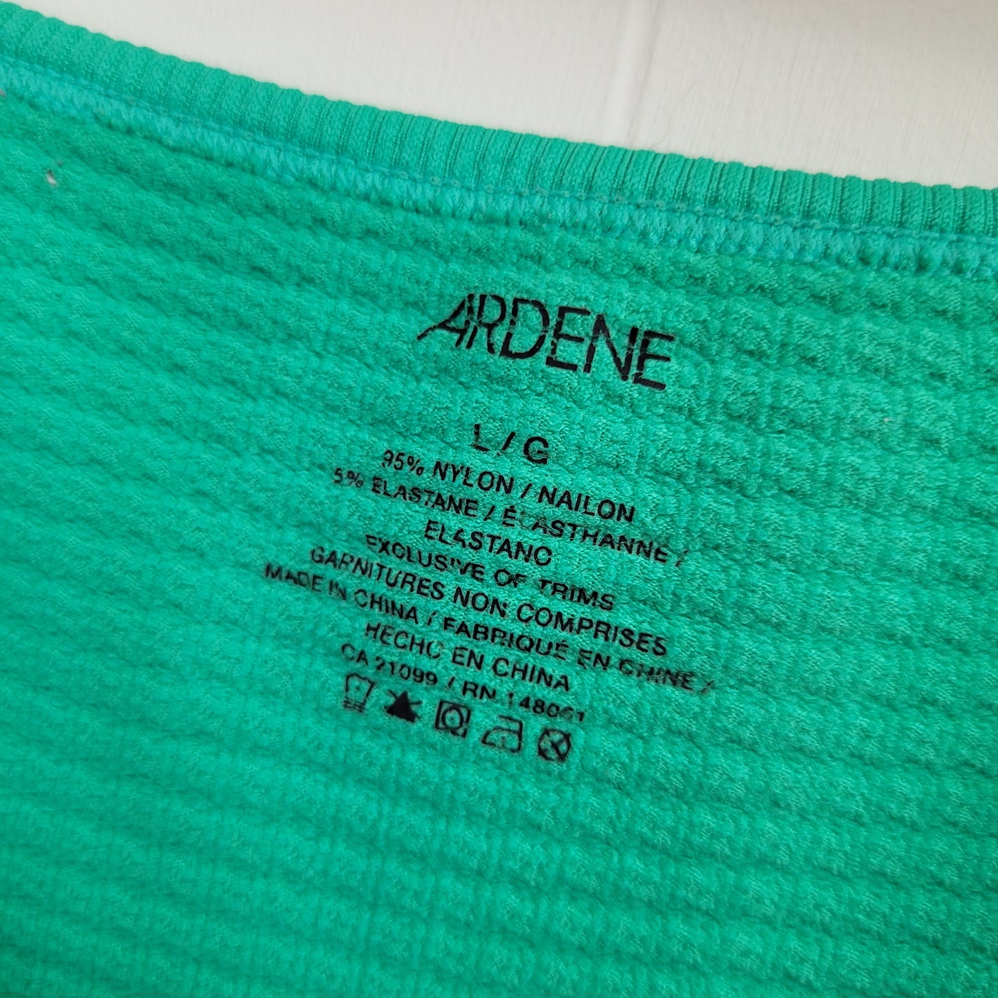Green Textured Tank Top - Ardene (Large)