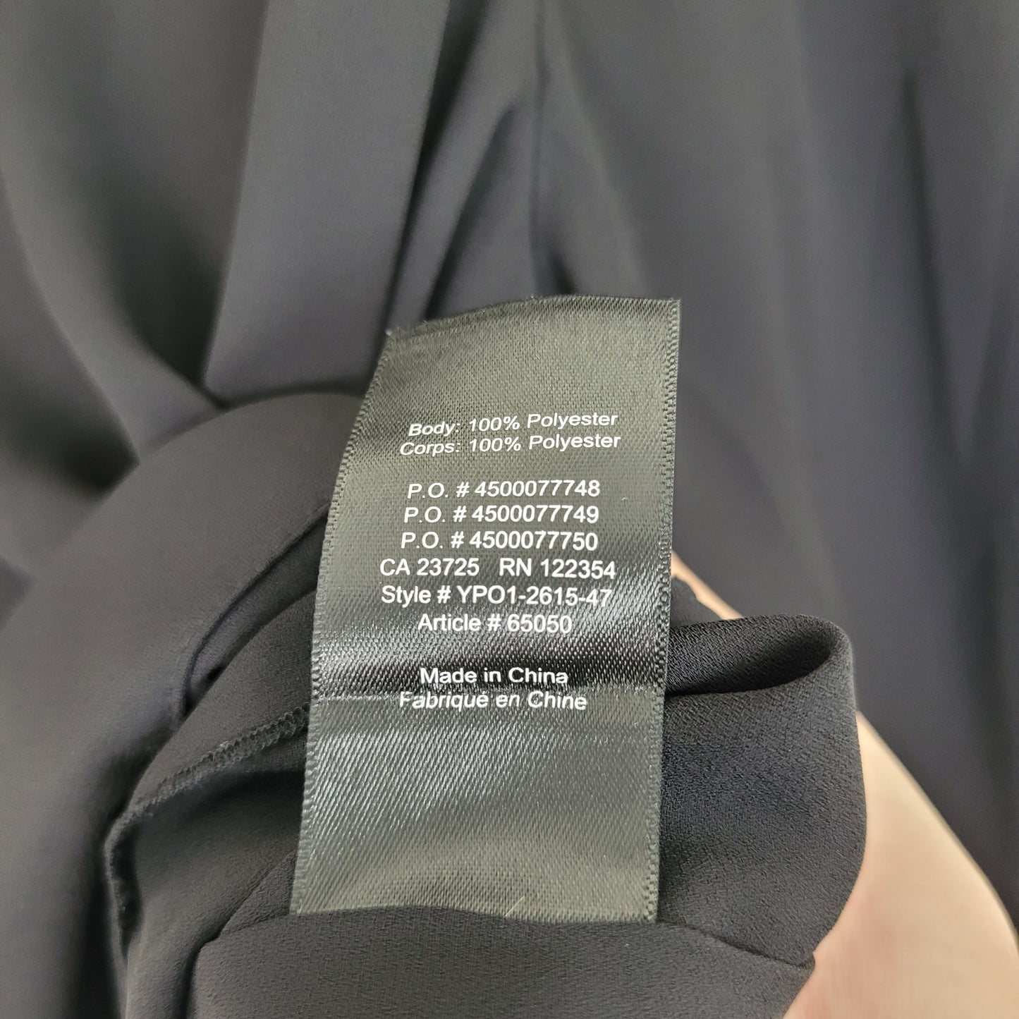 Black V-Neck Blouse - Babaton (Size Small)