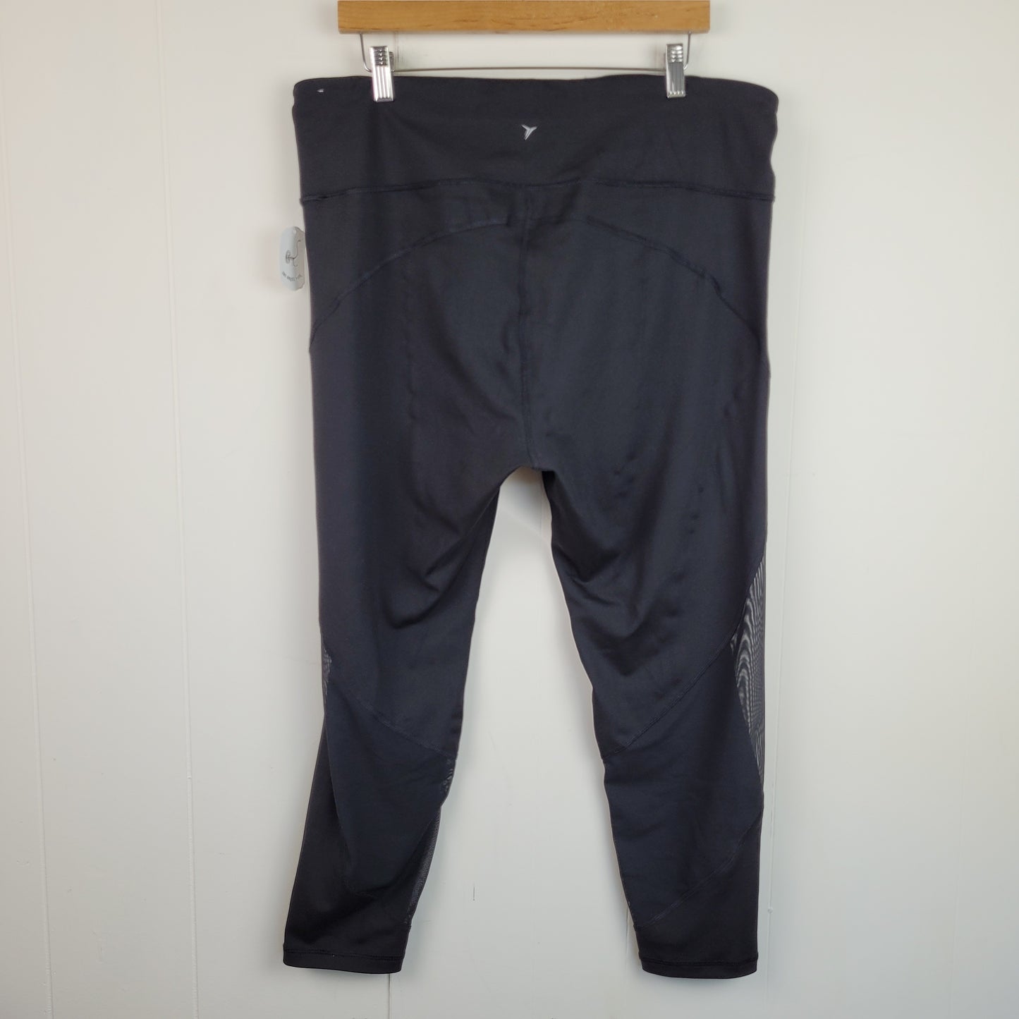 Black Elevate Go-Dry Leggings - Old Navy Active (XXL)
