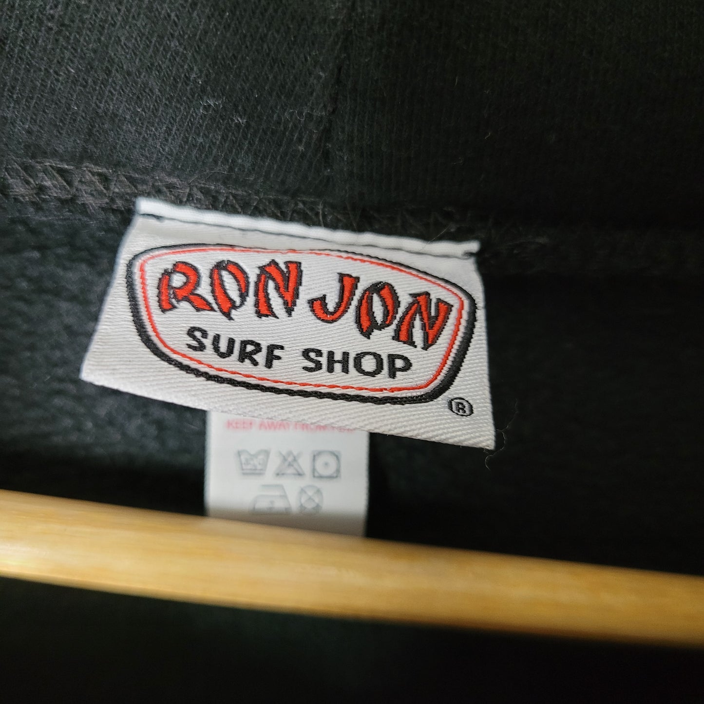 Black Logo Hoodie - Ron Jon Surf Shop (Large)