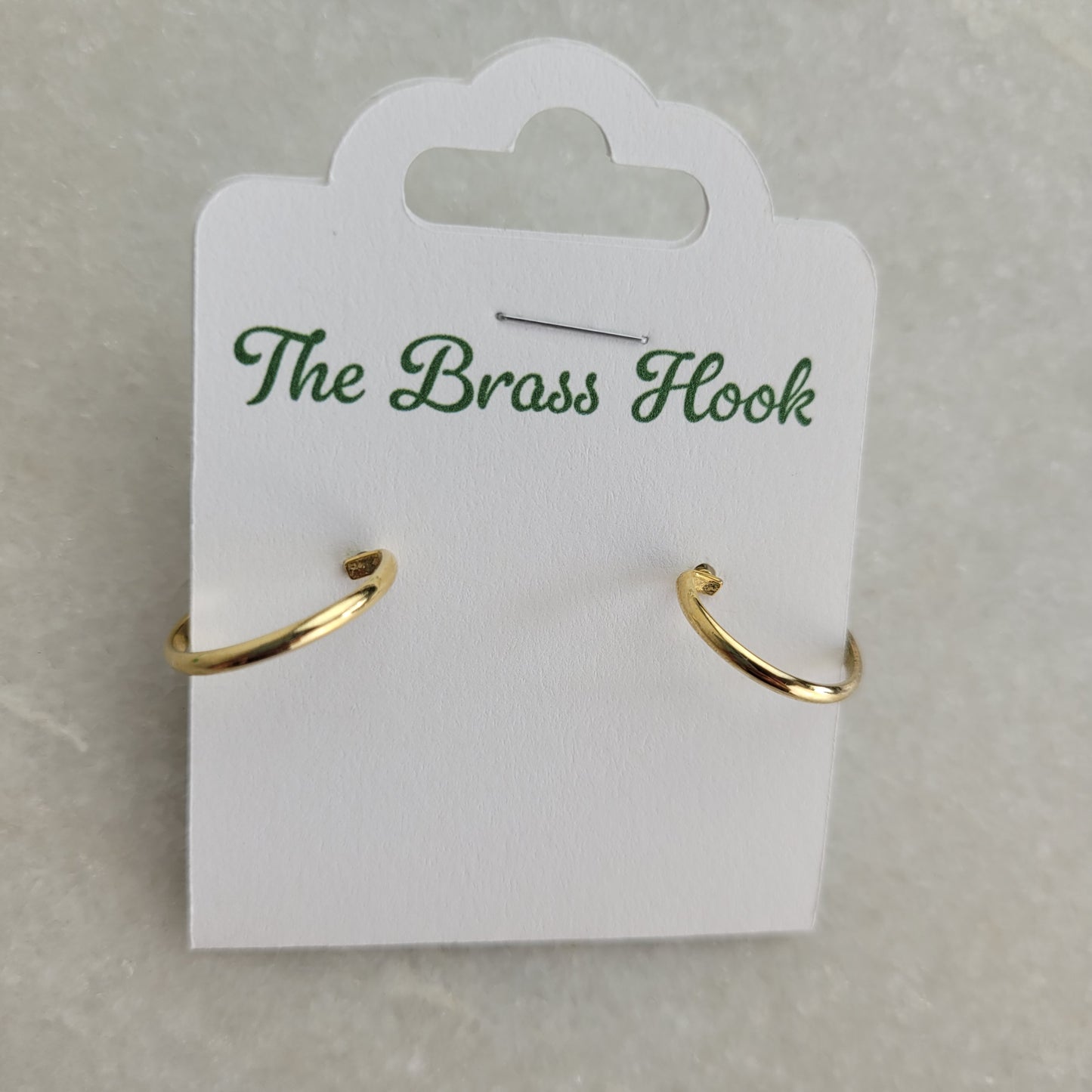 Classic Gold-Tone Hoop Earrings