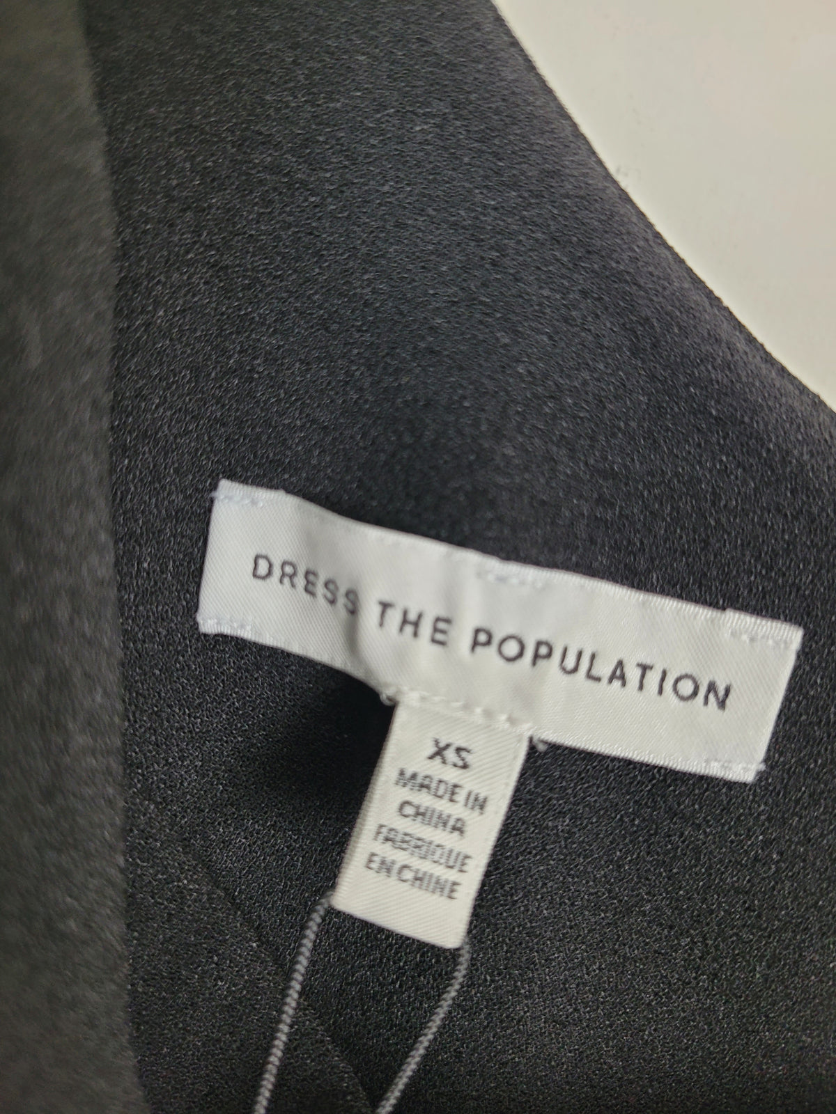 Black One-Shoulder Maxi Dress - Dress the Population (XS)
