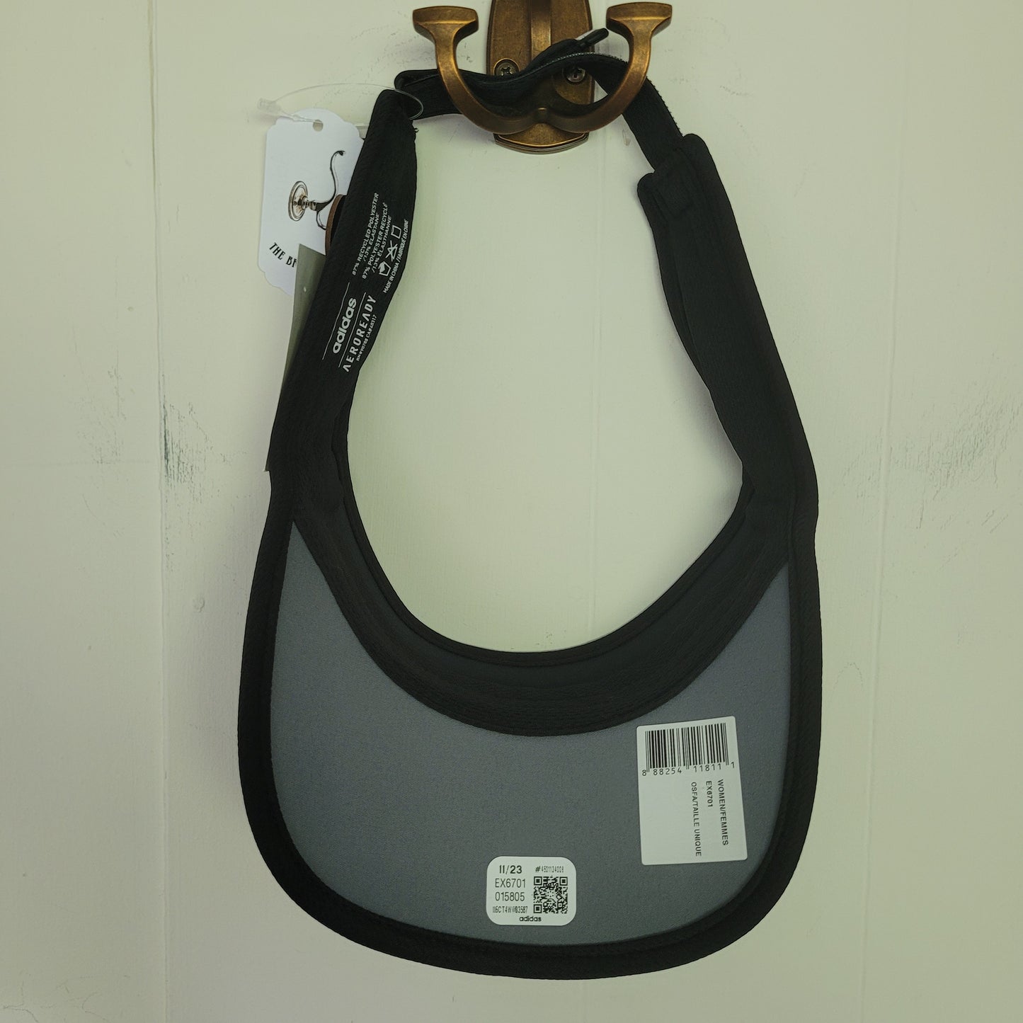 Black Aeroready Reflective Visor - Adidas (One Size)