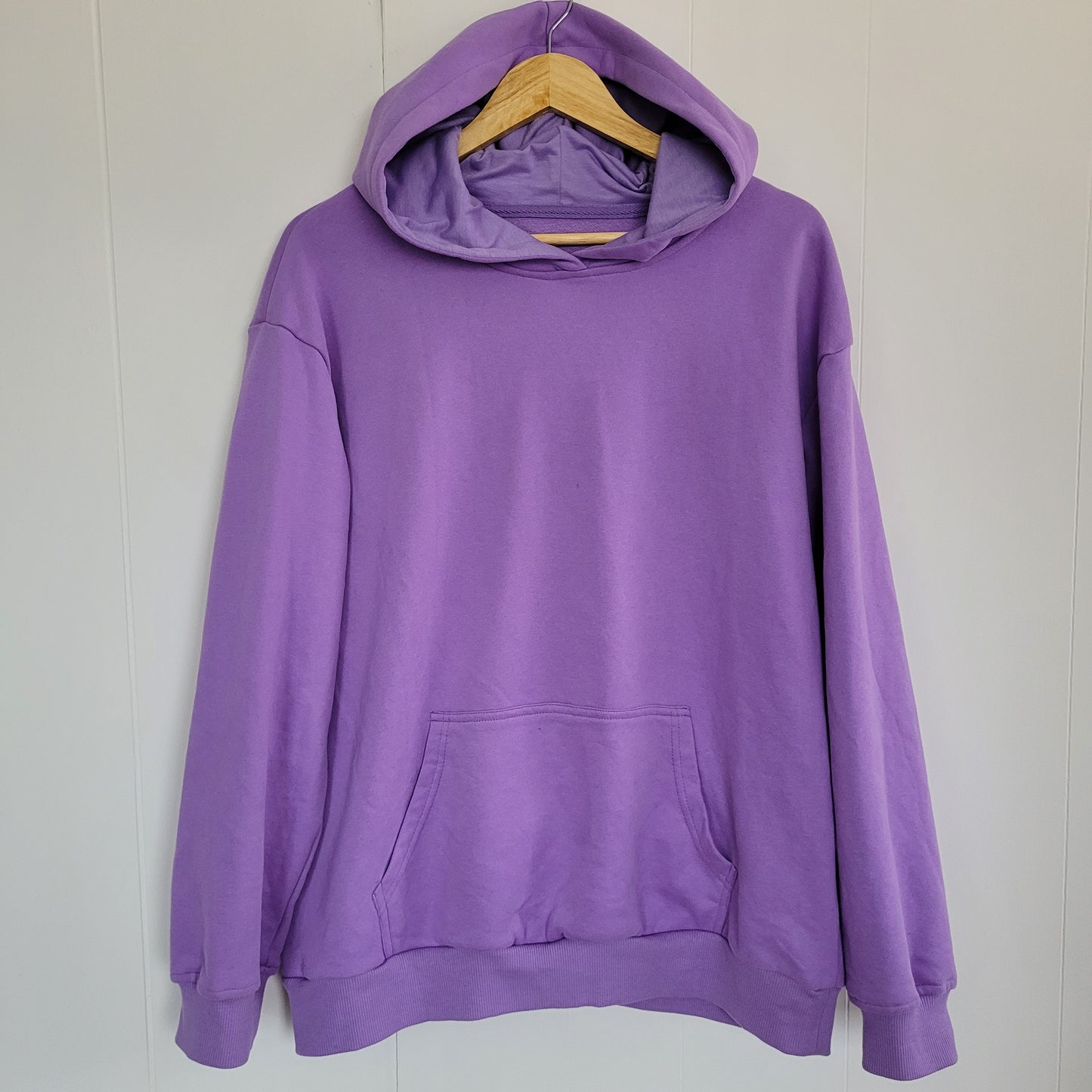 Lilac Oversized Cozy Pullover Hoodie – Size L