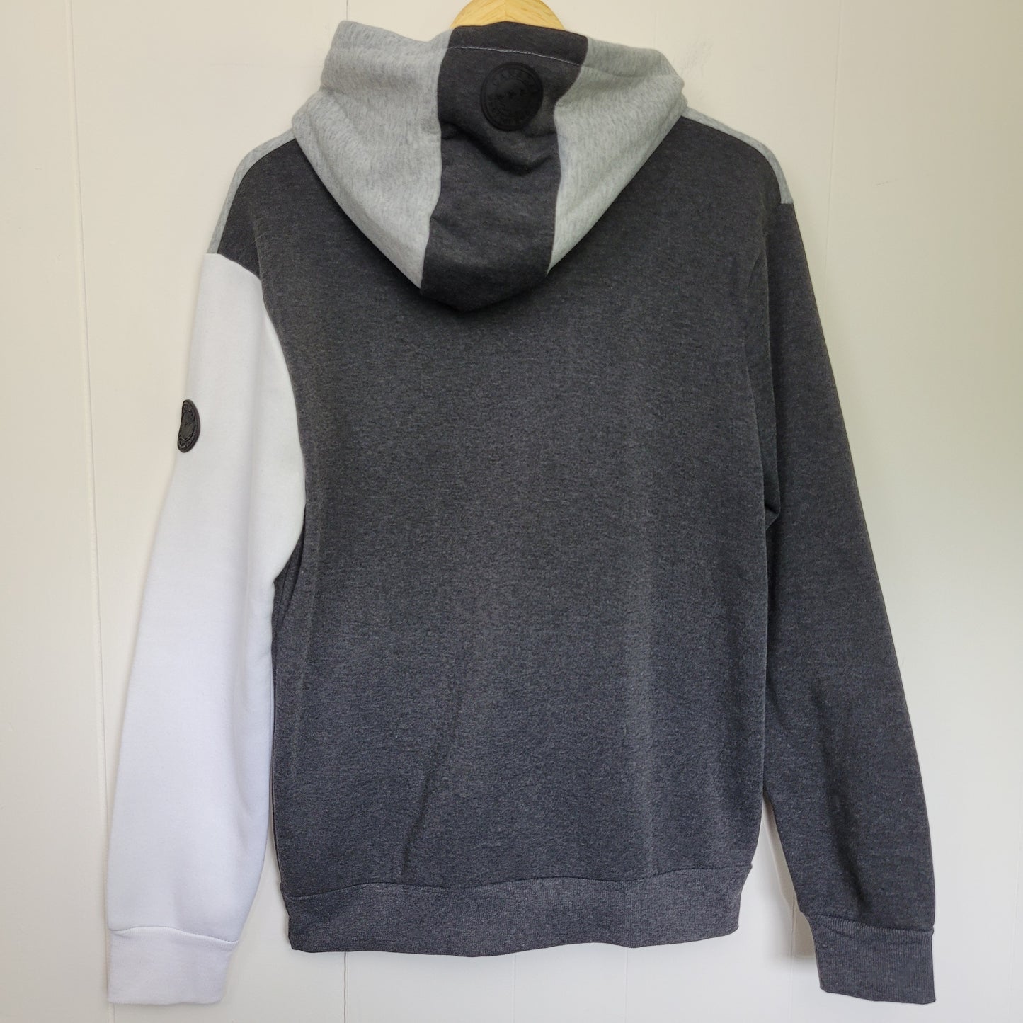 Grey Colourblock Hoodie - Canada Weather Gear (Size M)