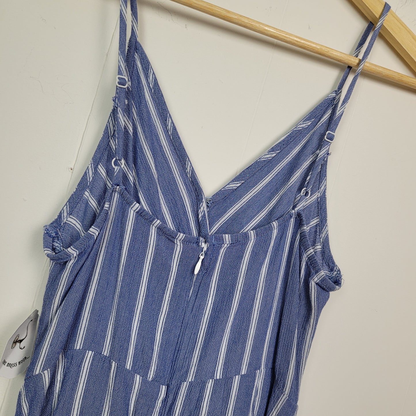 Blue & White Striped Sundress - American Eagle (Medium)