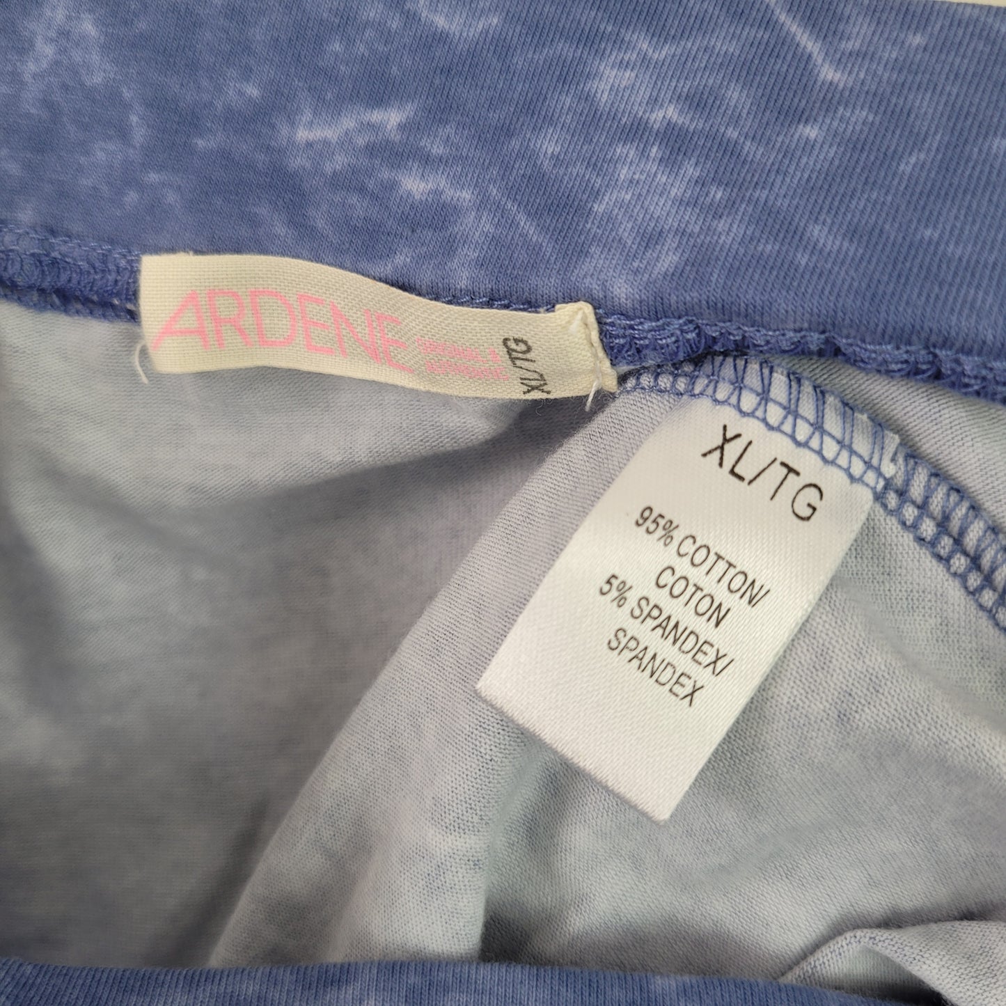 Blue Acid Wash Skater Skirt - Ardene (XL)