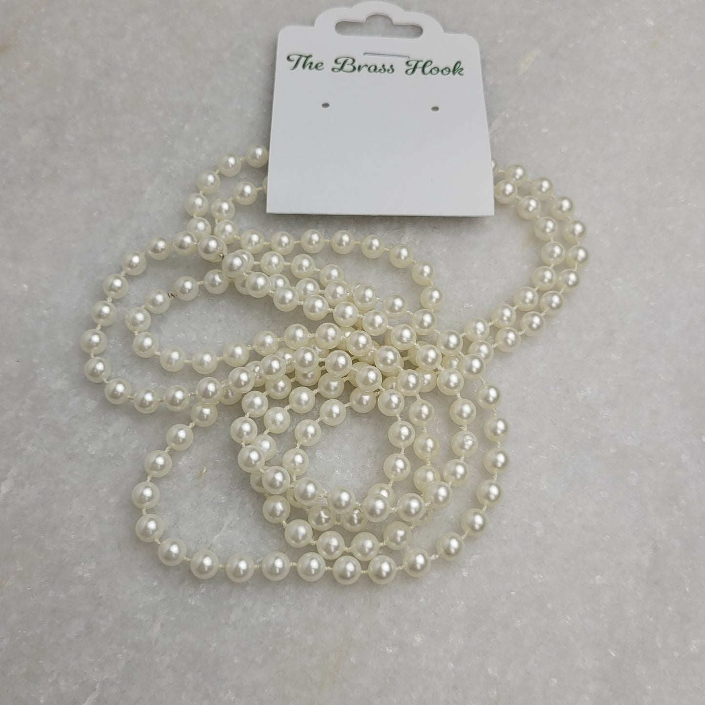 Classic Faux Pearl Strand Necklace