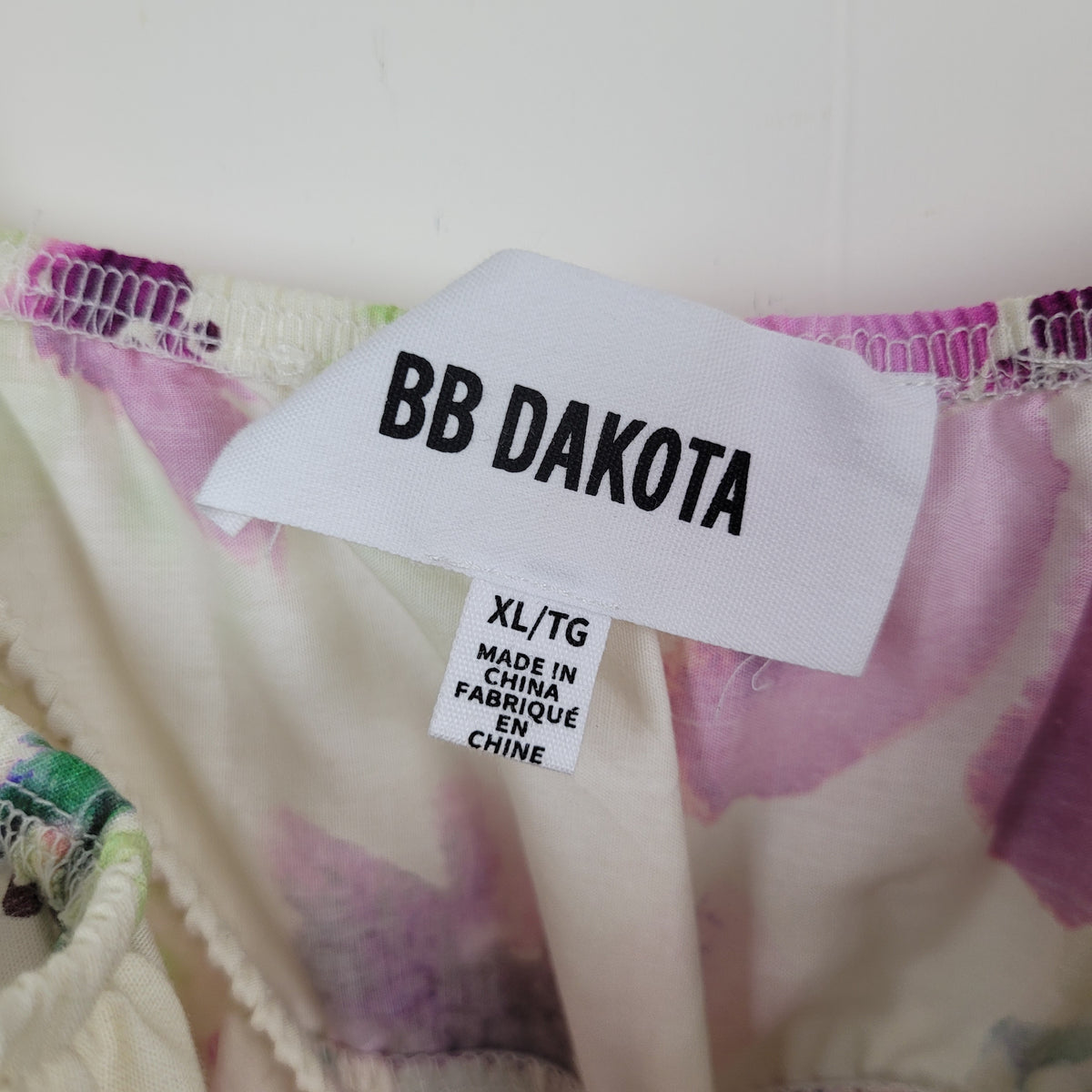 Watercolour Floral Tiered Midi Dress - BB Dakota (XL)