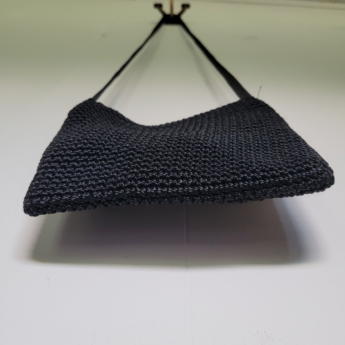 Black Woven Crossbody Bag - The Stone