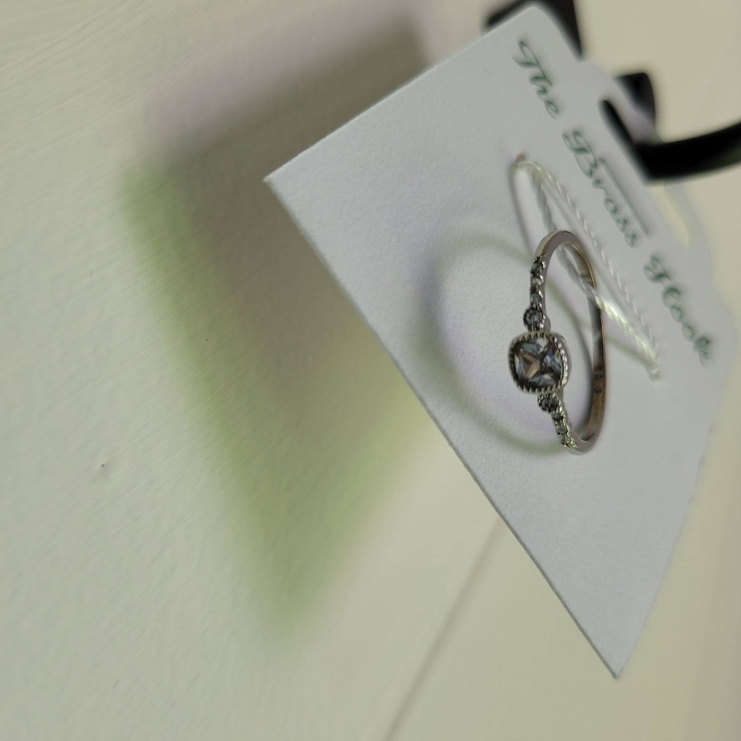 925 Sterling Silver CZ Solitaire Ring