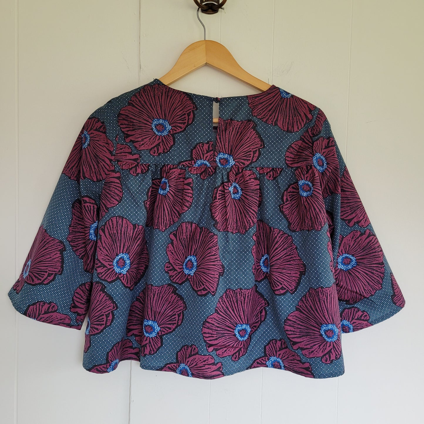 Floral Cropped Blouse - Maeve (Size 8US)
