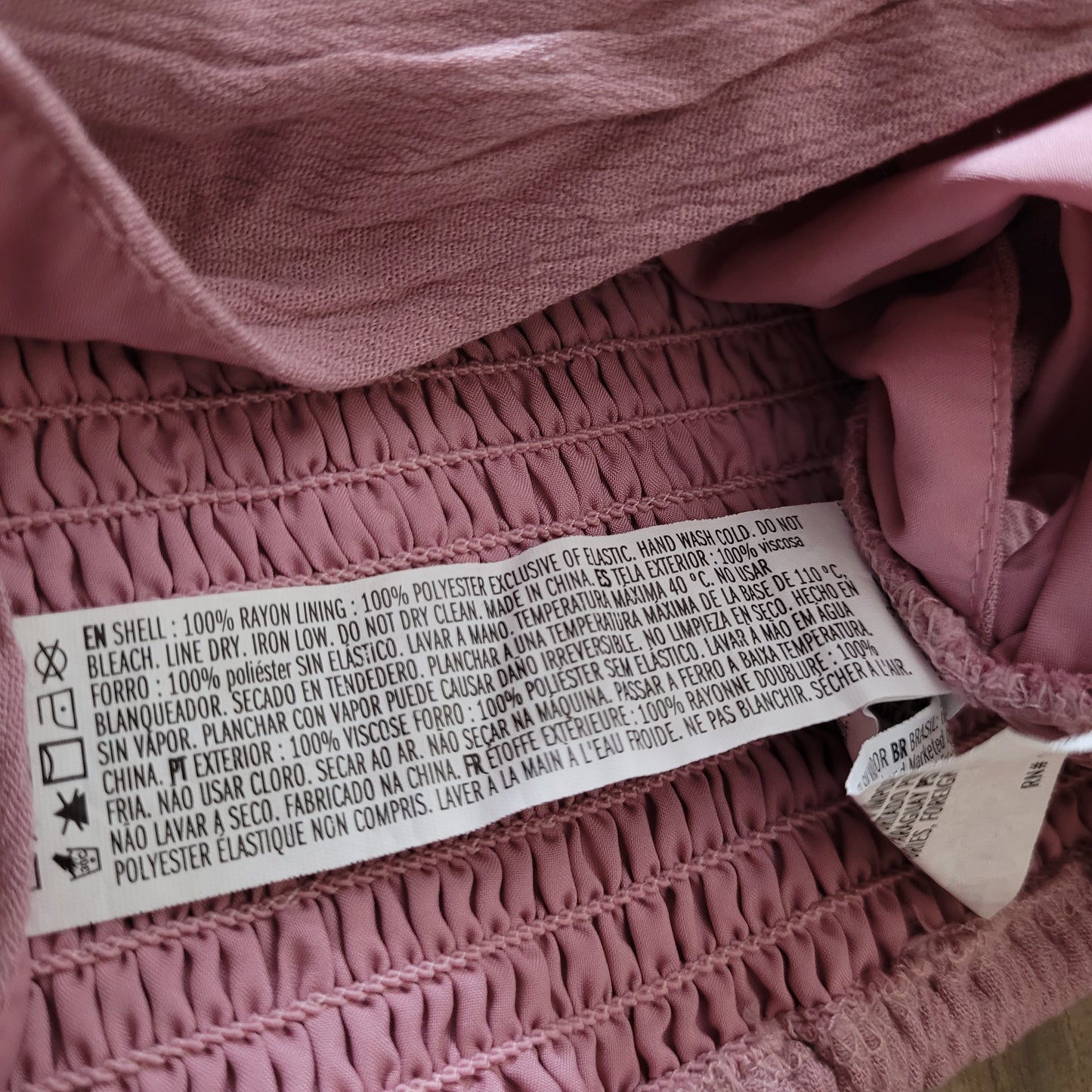 Dusty Pink Wrap Crop Tank Top - Forever 21 (Women's XL)