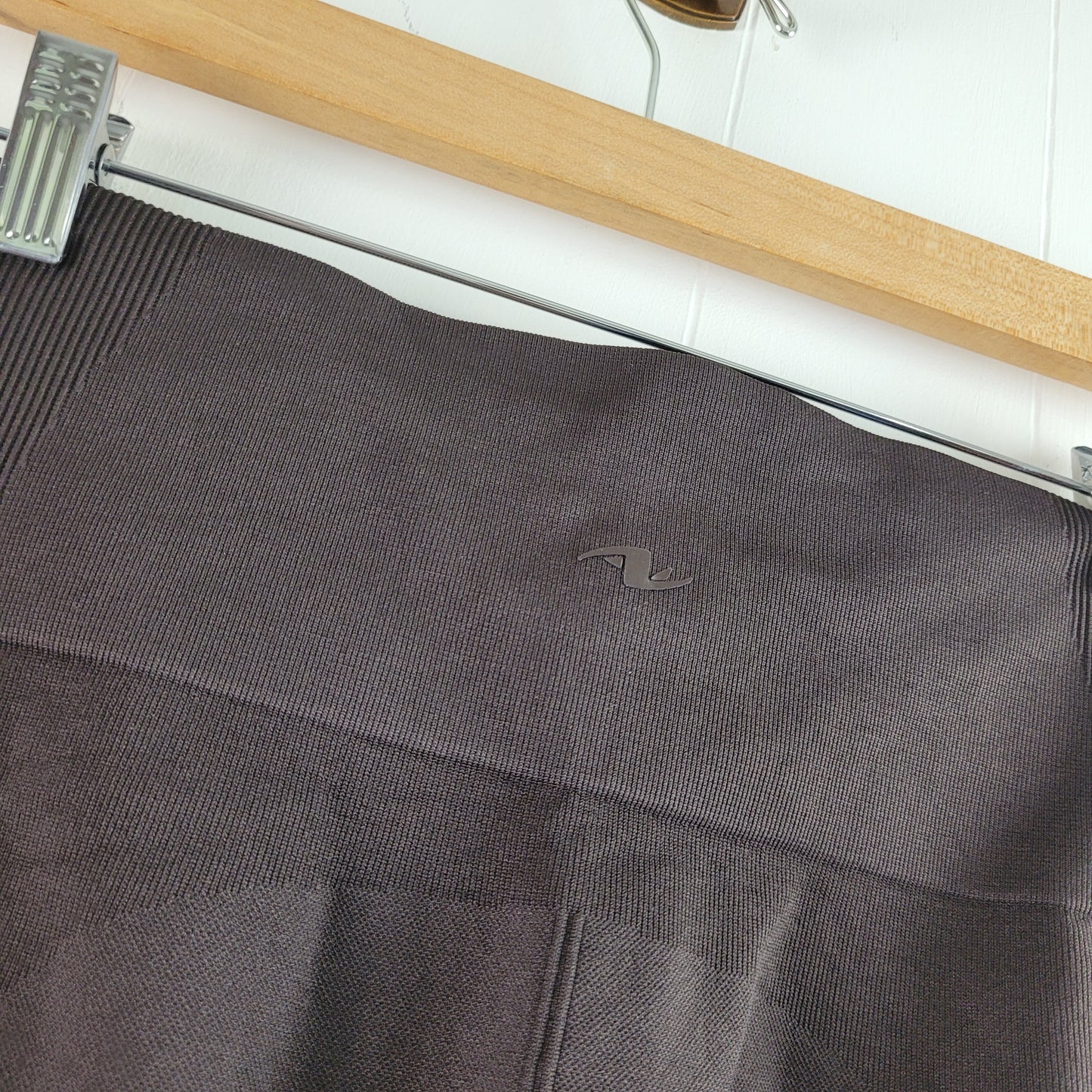Brown High-Rise Performance Leggings - Athletic Works (L/G)