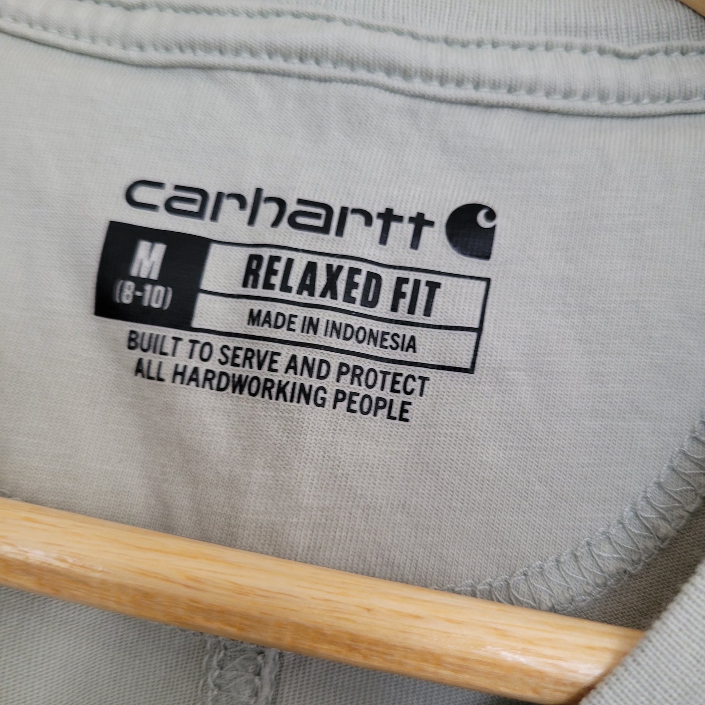 Sage Green Relaxed Fit Sleeveless Tee - Carhartt (Size M)