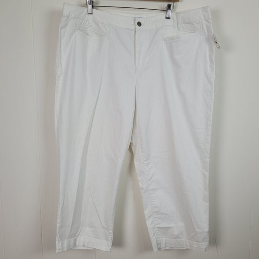 White Capri Pants - Izod (Size 20W)
