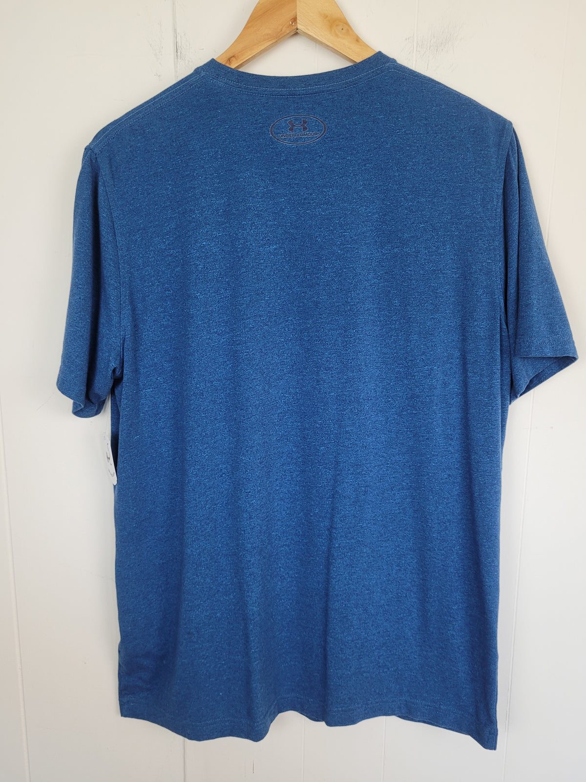 Under Armour Mens Medium Blue HeatGear Loose Fit Graphic T-Shirt