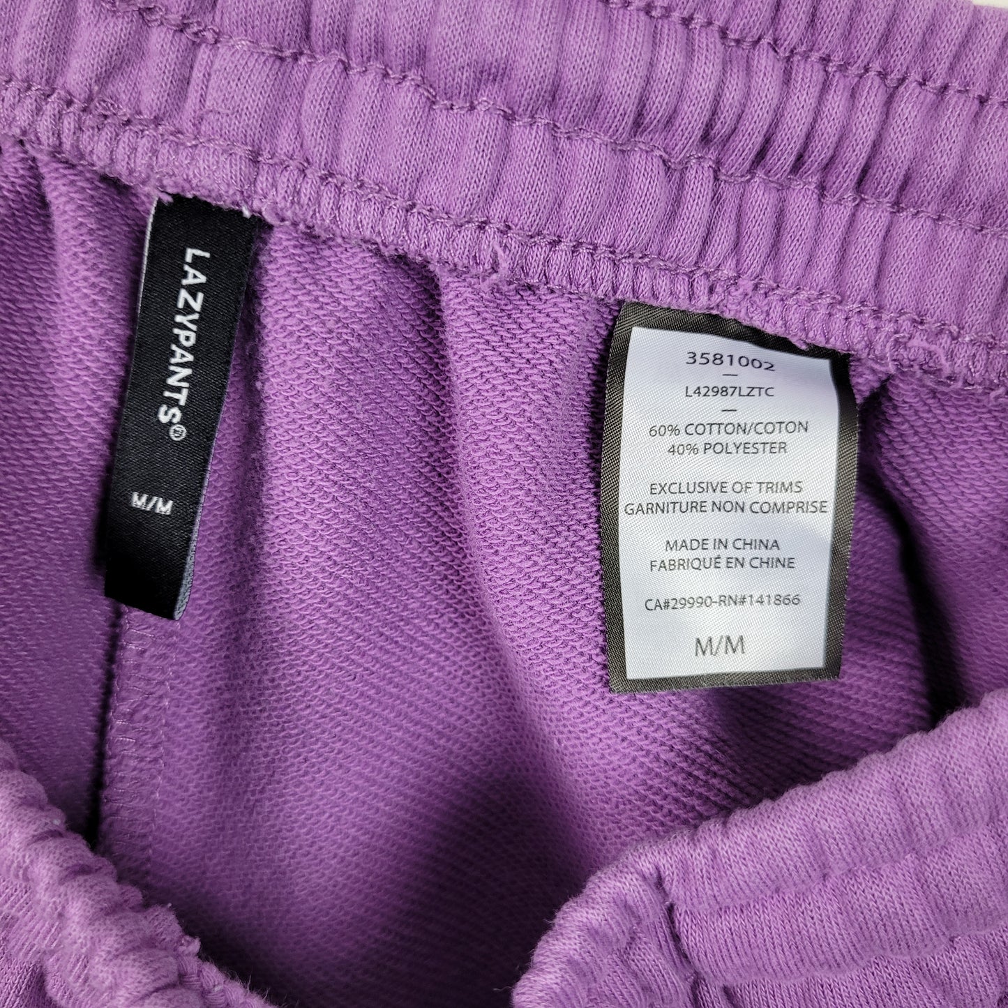 Purple Lounge Shorts - Lazypants (Medium)