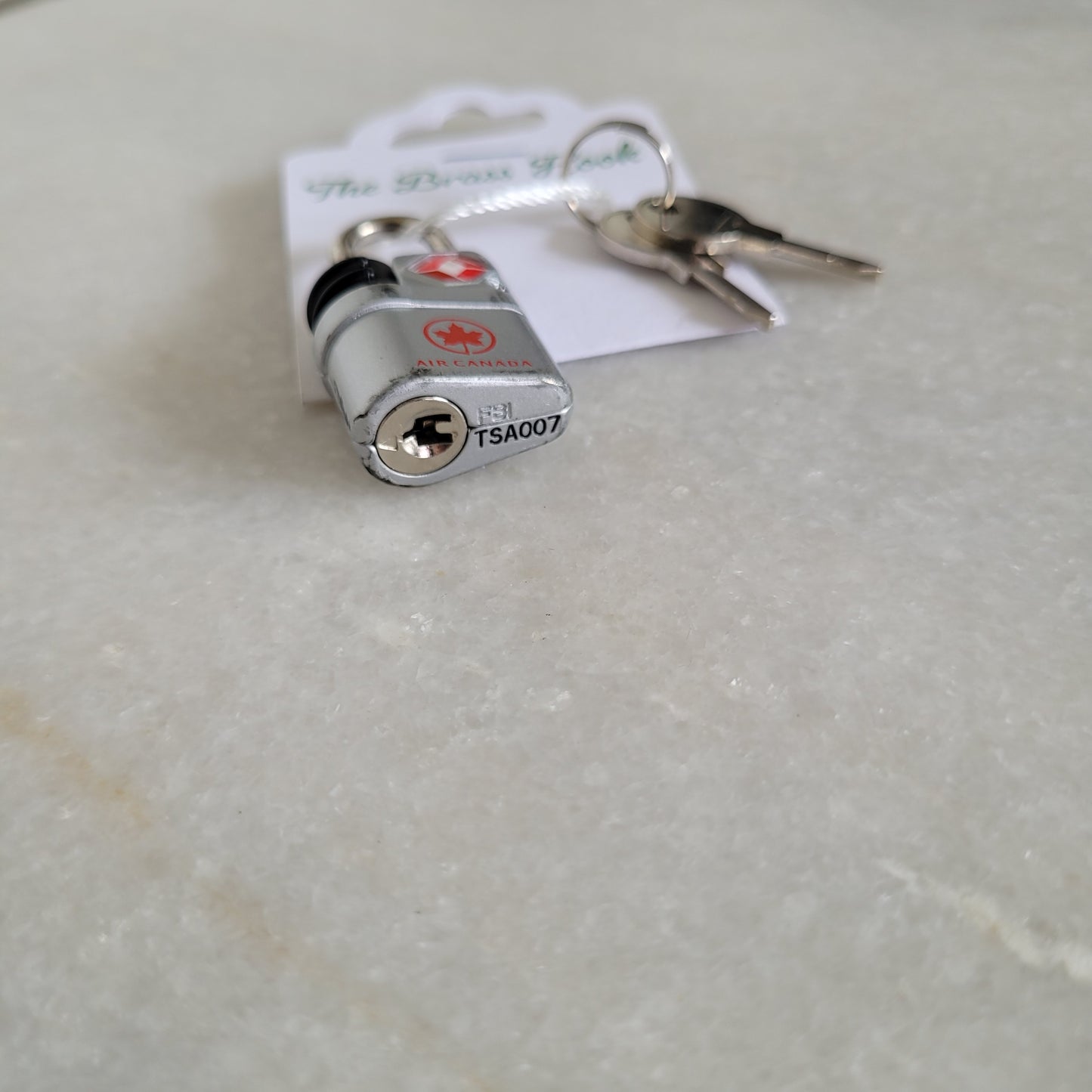 Air Canada TSA-Approved Travel Padlock with 2 Keys - Luggage Lock