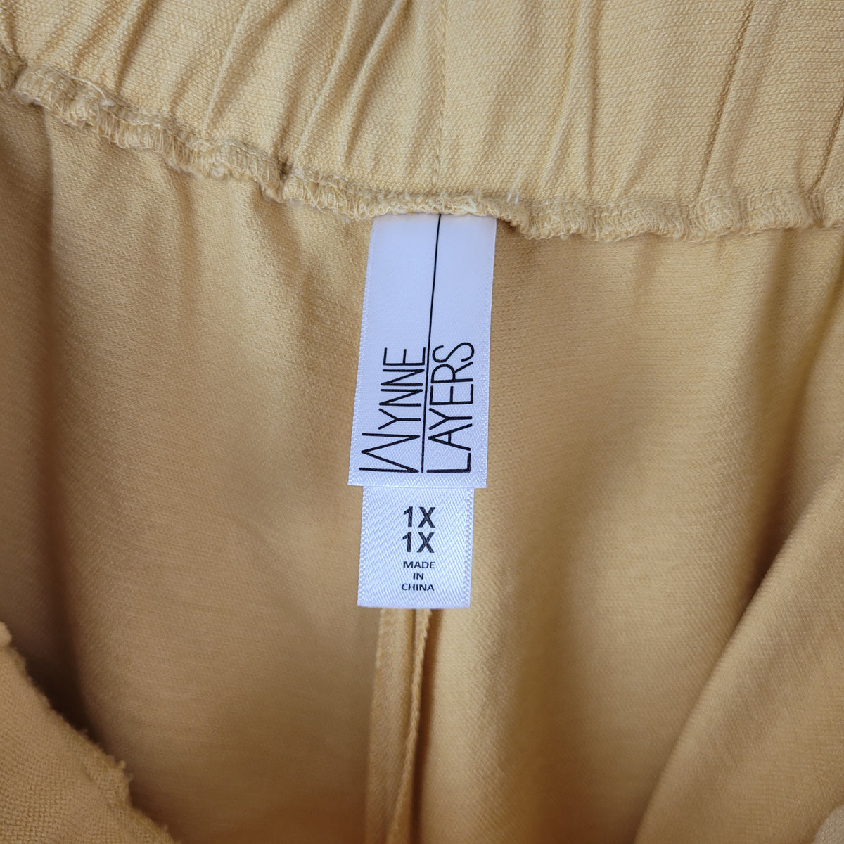 Mustard Yellow Wide Leg Pants - WynneLayers (Size 1X)