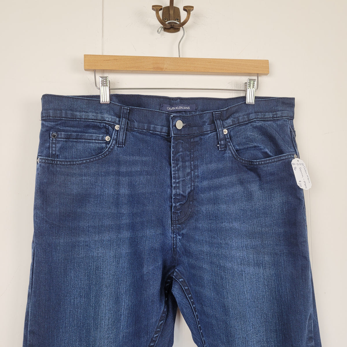 Dark Wash Slim Jeans - Calvin Klein Jeans (36x30)