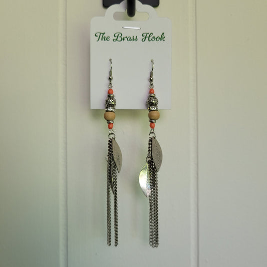 Boho Chain Tassel Dangle Earrings