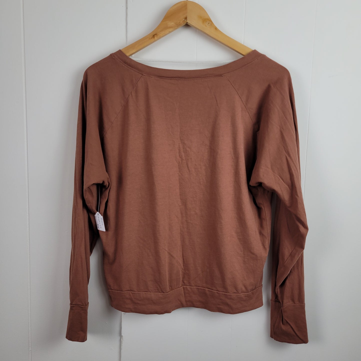 Rust Graphic Long Sleeve Top - Prana (Small)