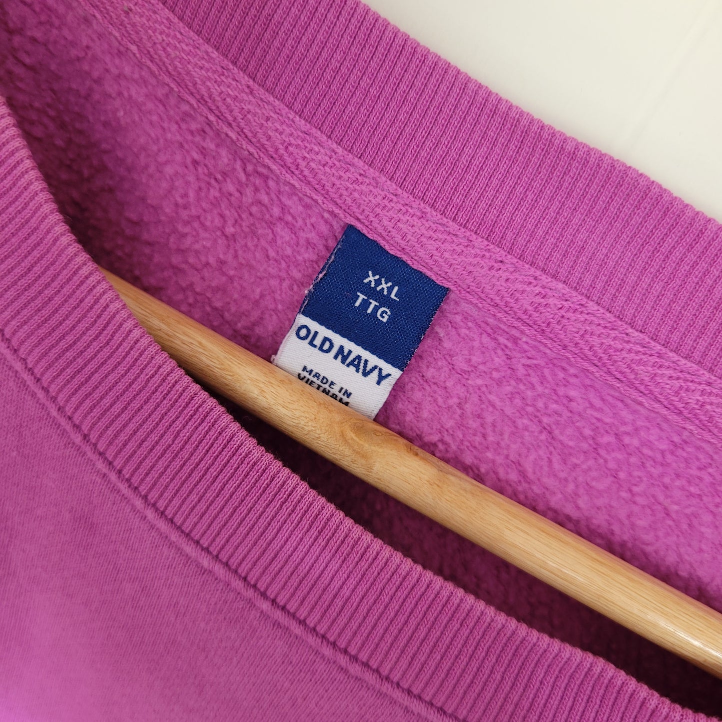 Pink Cropped Crewneck Sweatshirt - Old Navy (Size XXL)