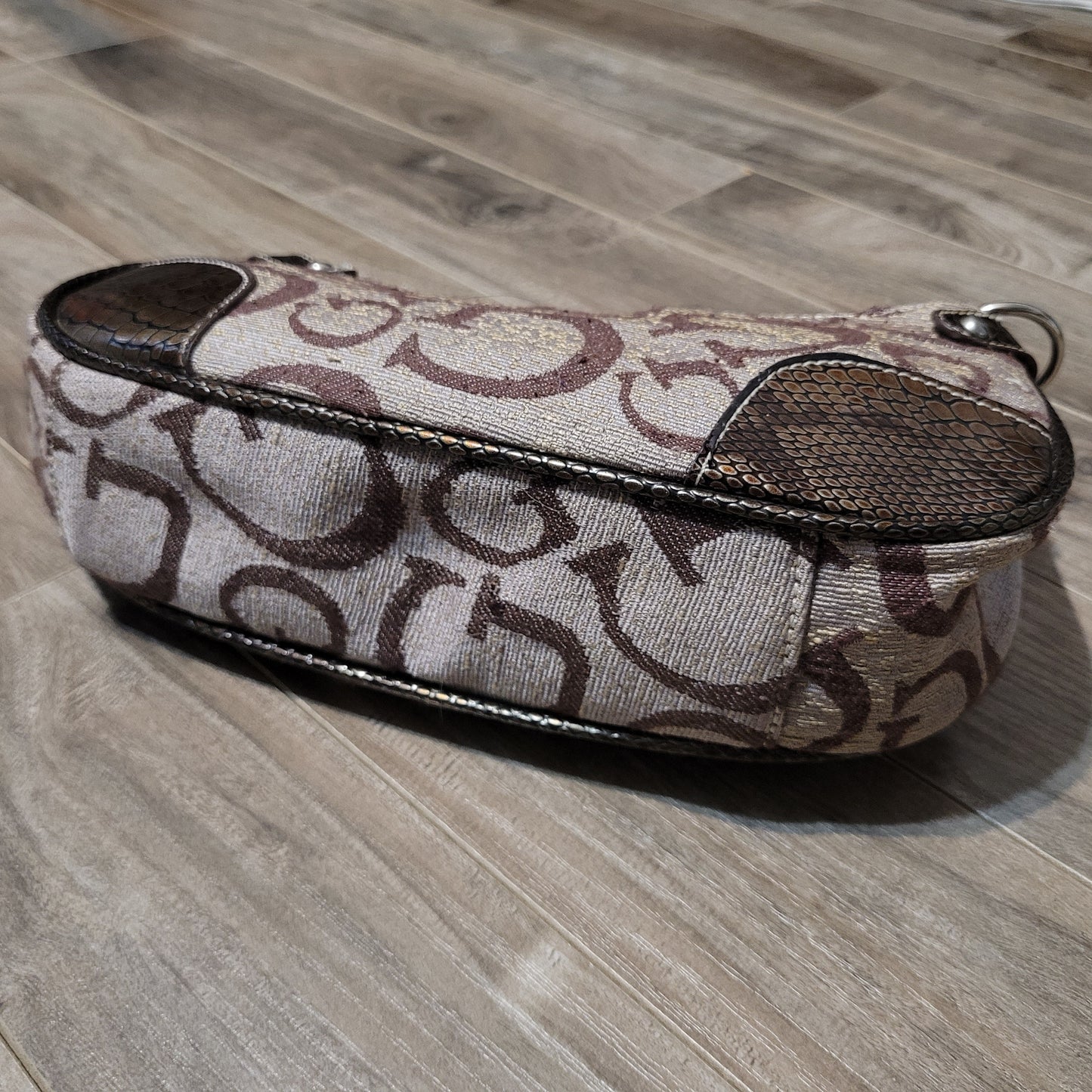 Vintage Y2K Guess Monogram Shoulder Bag