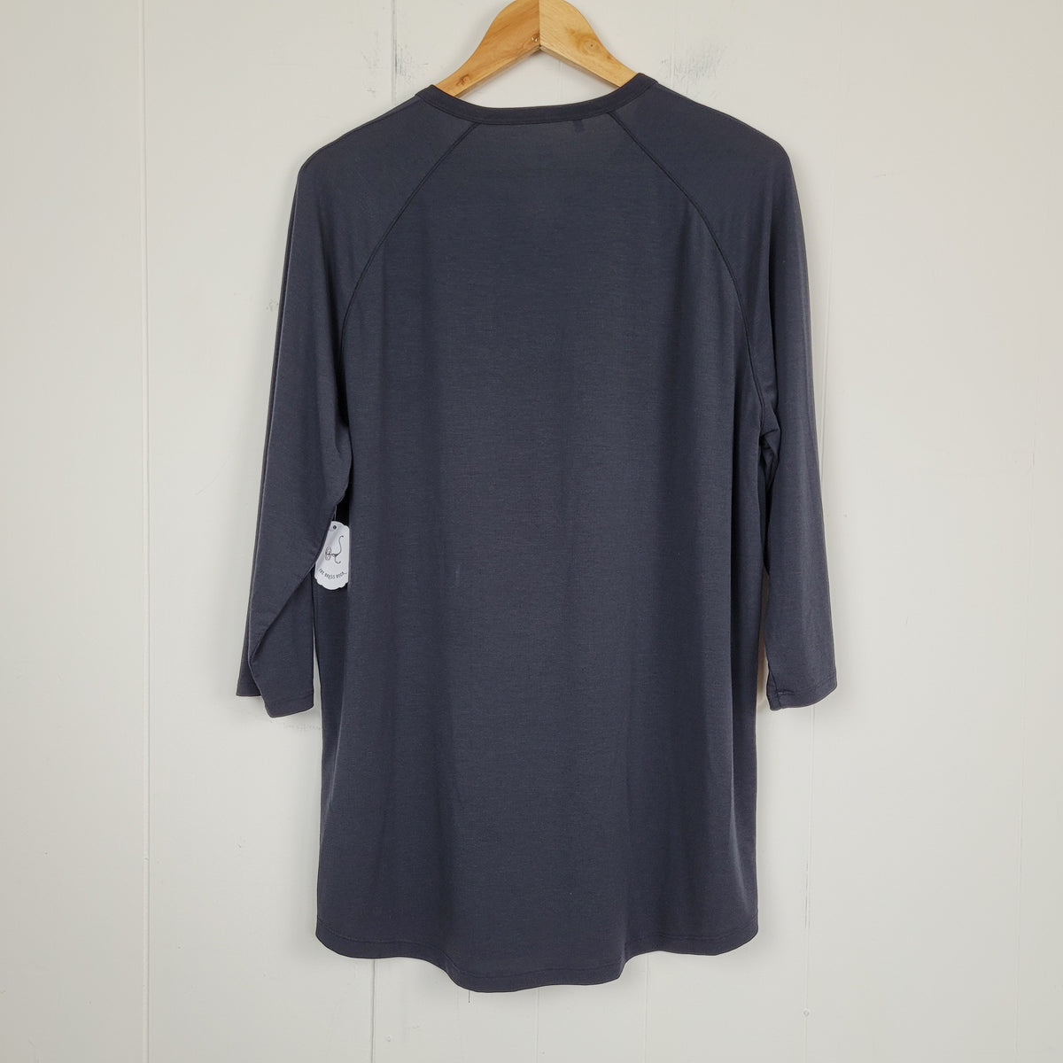 Charcoal 3/4 Sleeve Performance Top - Under Armour (L - Mens)