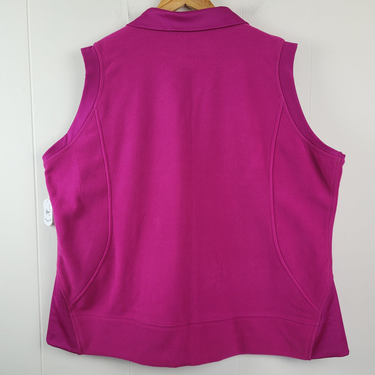 Pink Full-Zip Fleece Vest - Columbia (Size 3X)