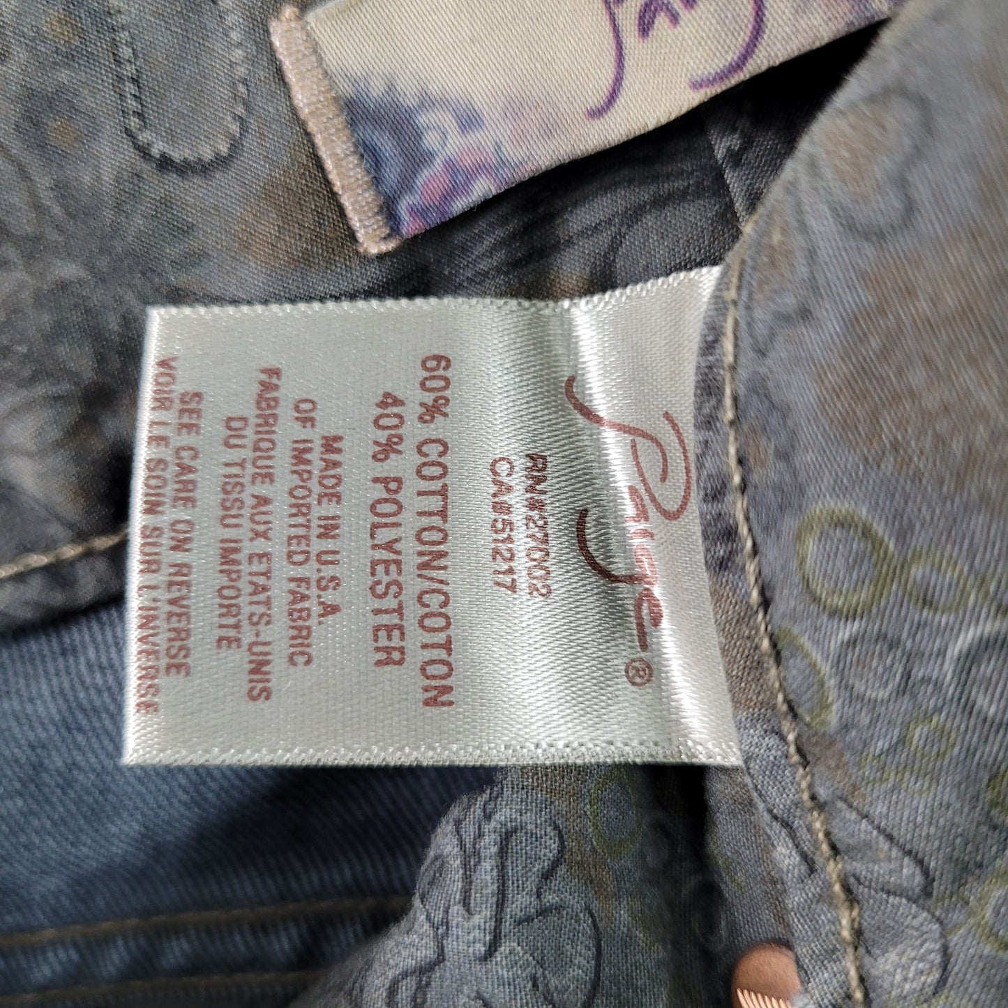 Dark Wash Hidden Hills Bootcut Jeans - Paige Premium Denim (Size 4)