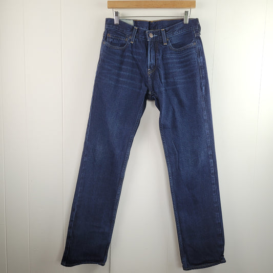 Dark Wash Straight Leg Denim - Hollister (Size 29W Mens)